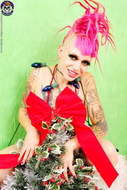 Roxy Contin Tattooed Christmas Babe - pics 00