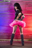 Tattooed Punk Rocker Slut in Pink - pics 02