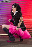 Tattooed Punk Rocker Slut in Pink - pics 05