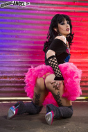 Tattooed Punk Rocker Slut in Pink - pics 08