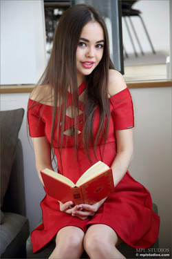 Kiki - Red Dress and the Red Book - pics 01