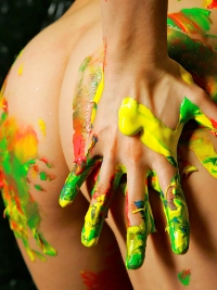 Great Teen Body - Artistic Paint
