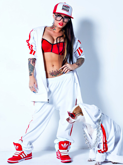 Christy Mack in Sexy Hip-Hop Style