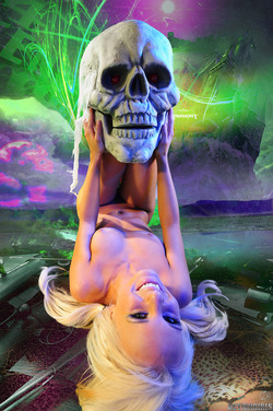 Horny Blonde Denise - Skull Island - pics 09