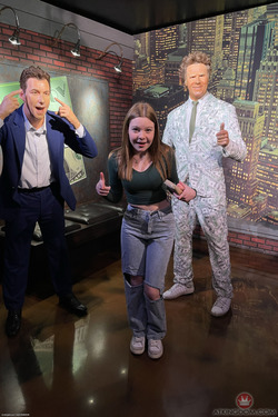 Adrianna Jade Wax Museum Date BTS - pics 12