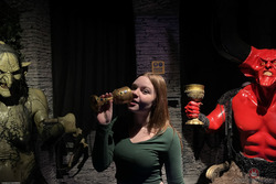 Adrianna Jade Wax Museum Date BTS - pics 13