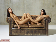Fine Beauties on a Couch - pics 06