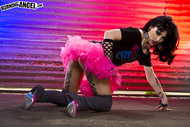 Tattooed Punk Rocker Slut in Pink - pics 10