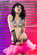 Tattooed Punk Rocker Slut in Pink - pics 13