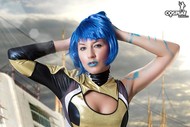Cosplay Erotica Blue Haired Slut - pics 04