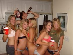 Drunk Amateur Babes Hot Party Time - pics 13