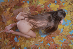 Milena D Dry Leaves on the Ground - pics 15