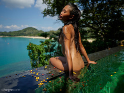 Asian Hiromi Naked Sunbathing - pics 04