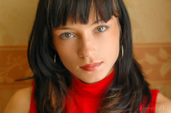 Sexy Vikky Takes that Red Thong off - pics 00