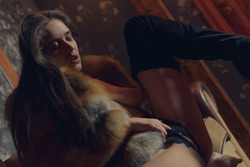 Emily J in Fur and Boots - Mirror 1 - pics 13