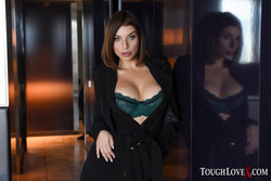 Pornstar Ivy Lebelle - Dark Robe - pics 01