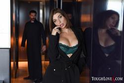 Pornstar Ivy Lebelle - Dark Robe - pics 02