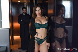 Pornstar Ivy Lebelle - Dark Robe - pics 03
