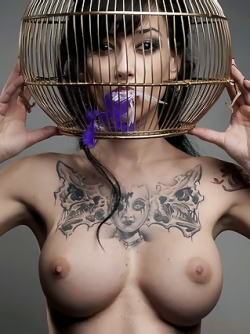Incredibly Hot Tattooed Babe Paula Shows her Amazing Tight Body