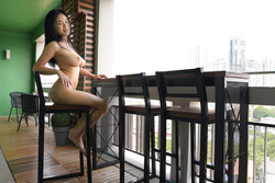 Busty Kahlisa - Coffee After Shower - pics 17